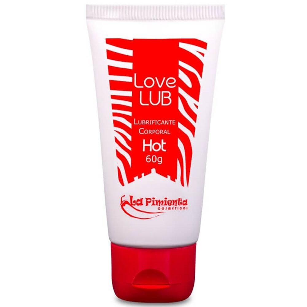 LOVE LUB HOT LUBRIFICANTE CORPORAL 60G LA PIMIENTA Menina Veneno Sex Shop